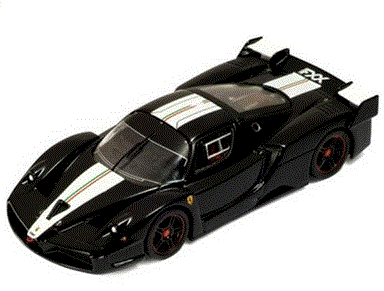 1/43 フェラーリFXX テストバージョン 2005 (ブラック) FER072【京商/イクソ】【4895102309733】