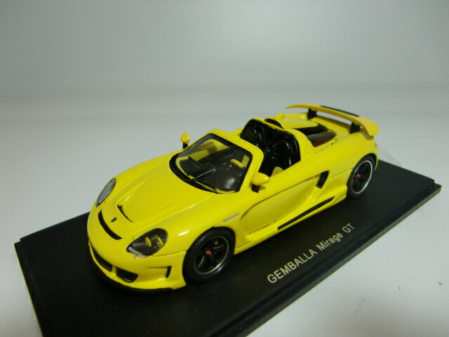 1/43 ゲンバラ ミラージュ GT 07 イエロー S0720 【スパーク】【9580006907202】