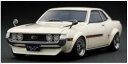 【仕様】 1/18スケール 塗装済み完成品 レジン製 【詳細】 ignitionモデル　1/18 Toyota Celica 1600GTV (TA22) Whiteです。 トヨタセリカ1600GTV (TA22) を1/18スケールレジン素材でモデル化。 ボディカラー：ホワイト。 ハヤシストリート14インチホイール(センターキャップ付）装着。 ローダウン、フロントリップスポイラー、リヤスポイラー、前後オーバーフェンダー、ボディサイドに専用ストライプ(レッド)、シングルマフラー、ノーマルシート、ナルディタイプステアリング装着。　