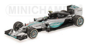 楽天hobbyshop KUME1/43 メルセデス AMG ペトロナス F1チーム W06 ハイブリッド 2015 F1 オーストラリアGP #6 N.ロズベルグ 【410150006】【ミニチャンプス】【4012138129832】