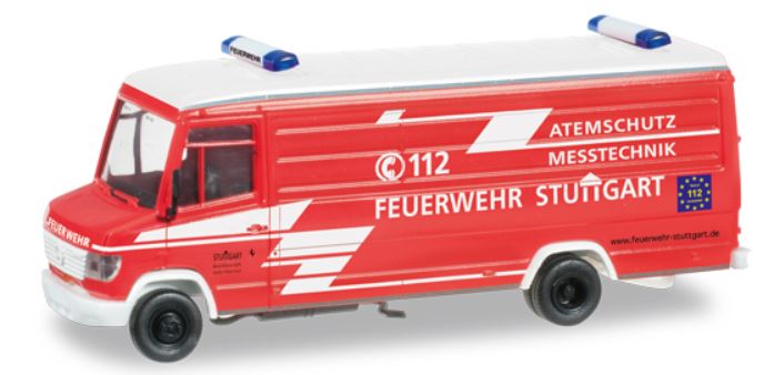 1/87 Mercedes-Benz Vario box truck measurement instrumentation "Stuttgart fire department"