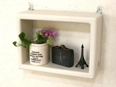 ディスプレイボックス　横長(S)*シンプルな小さな飾り棚