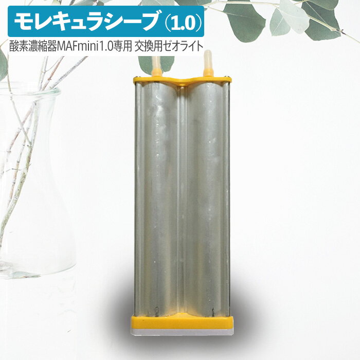 高性能酸素濃縮器MAFmini 1.0用モレキュラシーブ（ゼオライト） 交換用 消耗品 酸素 酸素発生器 1000時間 即日出荷