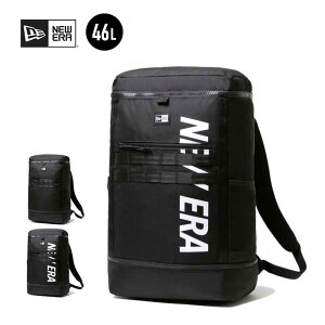 【24-25日ランク別P5-12倍!ボーナスday】ニューエラ リュックサック BOX PACK LARGE ボックスパック ラージ 46L (12674103/ 12674104) NEW ERA バックパック [231001]