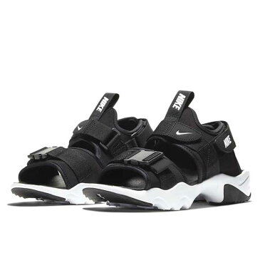 【5/5まで GWお休みお詫びクーポンあり】ナイキ レディース サンダル NIKE [ CV5515 ] CANYON キャニオン (001 BLK/WHT/BLK) スポーツサンダル　[210415]