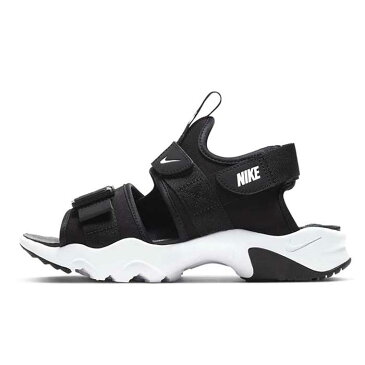 【5/5まで GWお休みお詫びクーポンあり】ナイキ レディース サンダル NIKE [ CV5515 ] CANYON キャニオン (001 BLK/WHT/BLK) スポーツサンダル　[210415]