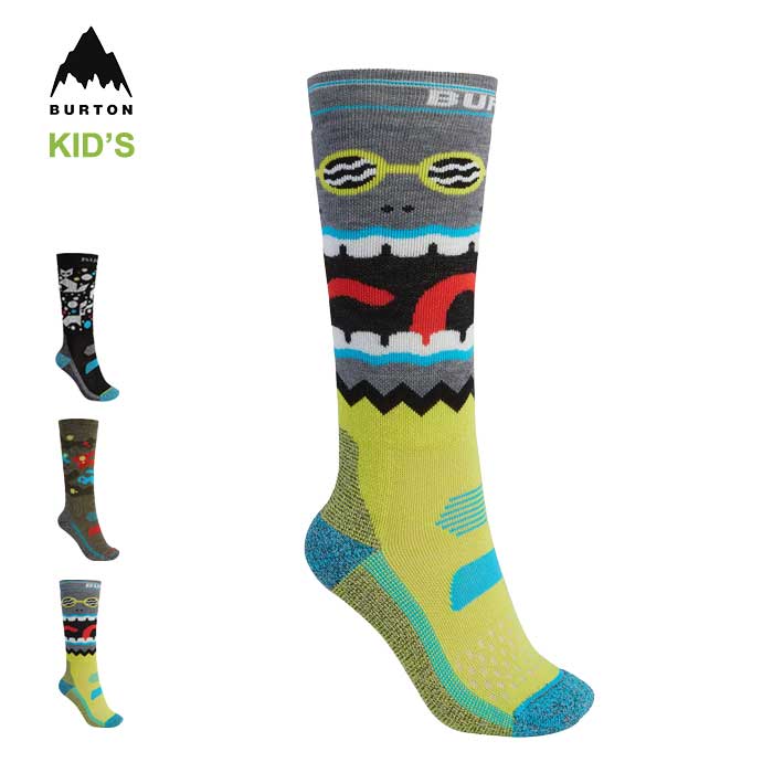 【9/4～楽天スーパーSALE!最大P42倍】バートン キッズ ソックス BURTON [ KIDS PRFRMNC MW SK SOCKS ] スノーボード スノボ スキー 靴下 子供 [メール便] [210820]【Y】【SPS2206】【SPS2209】