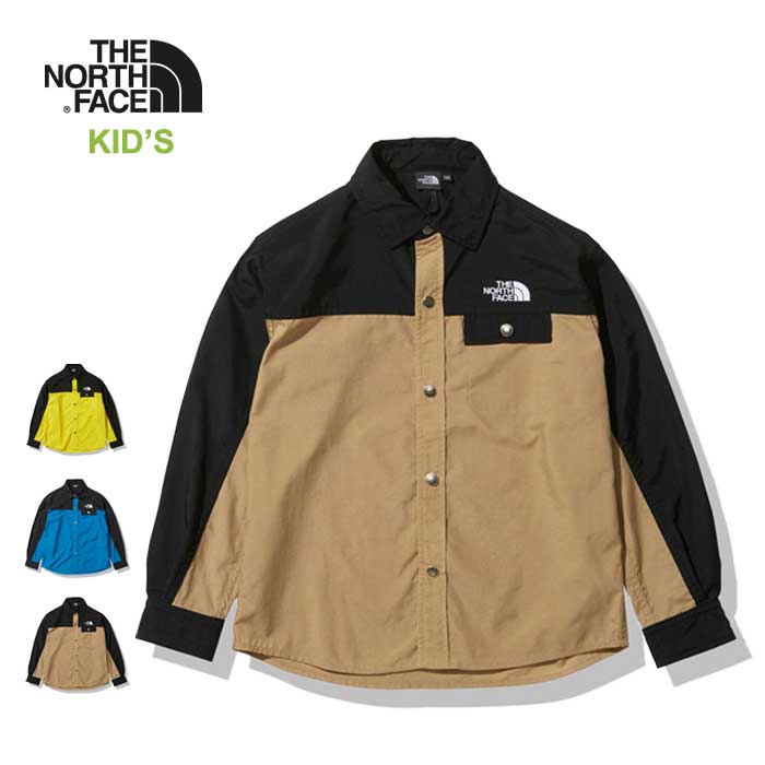 【楽天スーパーSALE!最大P42倍】ノースフェイス キッズ アウトドア シャツ THE NORTH FACE [ NRJ12215 ] L/S NUPTSE SHIRT ロングスリーブヌプシシャツ [220217]