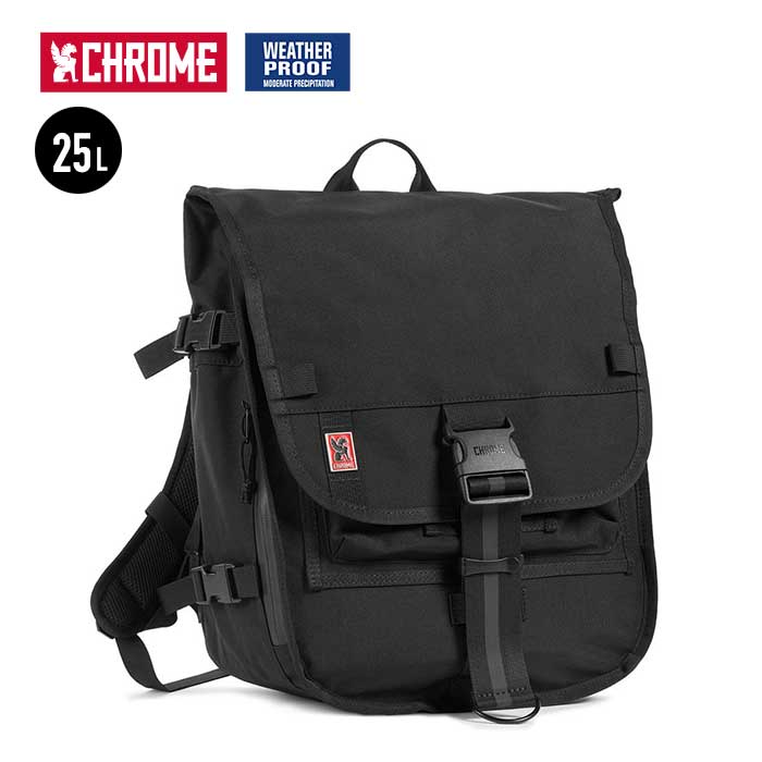 クロームインダストリーズ バックパック Chrome [ BG333 ] WARSAW MEDIUM BACKPACK (BLK) リュック ワルシャワ ミディアム (240229)