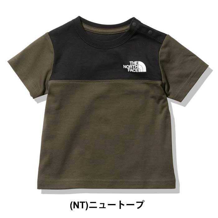 【9/4～楽天スーパーSALE!最大P42倍】ノースフェイス ベビー Tシャツ THE NORTH FACE [ NTB32259 ] B/S COL BLOCK T カラーブロックティー キッズ 赤ちゃん [メール便] [220426]【SPS2209】