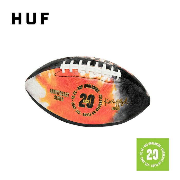 HUF ハフ 20周年記念 フットボール [ ACC00692 ] 20TH ANNIVERSARY FOOTBALL ORANGE レギュラーサイズ ..