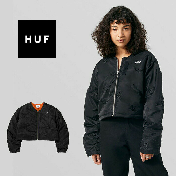 HUF ハフ レディース アウター [ WJK0025 ] PAISLEY SATIN BOMBER ボンバージャケット サテン [220920]【SPS06】