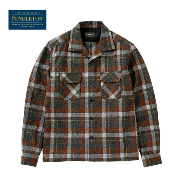 ペンドルトン ボードシャツ(ジャパンフィット) ラストビーチボーイズ PENDLETON JPFit RustBH Rust Beach Boy ネルシャツ 長袖 メンズ [221006]【SPS03】