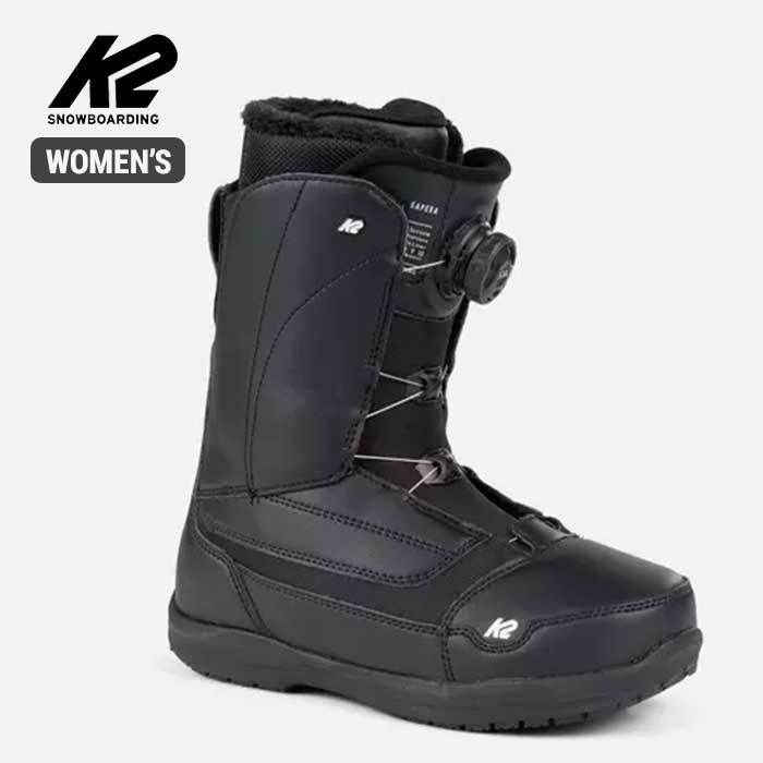 K2 レディース スノーボードブーツ 22-24 SAPERA BOOTS BLK サペラ B210301801