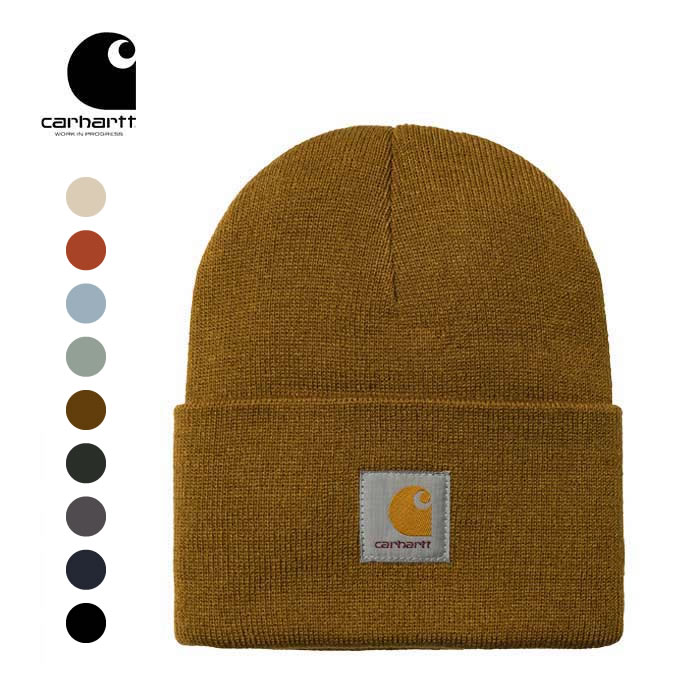 【21日20時-ブラックフライデー P5倍～最大22.5倍!】カーハート WIP ニットキャップ Carhartt WIP ACRYLIC WATCH HAT (I020222) ニット帽 ビーニー ワークインプログレス [メール便] [201009]【SPS09】