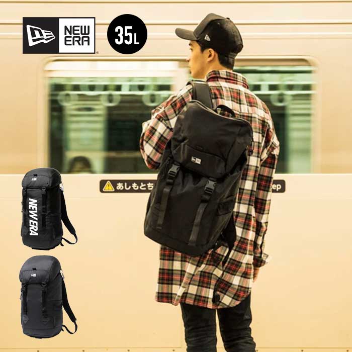 【レビュー特典あり】ニューエラ リュック NEW ERA ラックサック 35L RUCKSACK 1680D (13529423 / 13529424) バックパック デイパック キャップ収納 社会人 新生活 通学 プレゼント (240305)