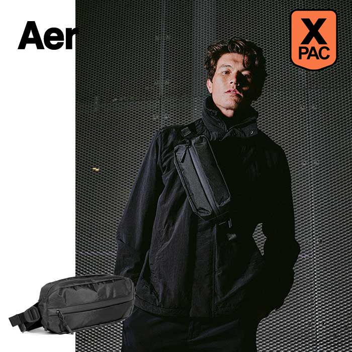 エアー スリング AER 91012 CITY SLING 2 X-PAC (010 BLK) Xパック ボディバッグ ショルダーバッグ ウエストポーチ ヒップバッグ (240402)