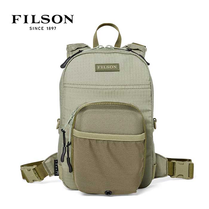 フィルソン フィッシング チェストパック Filson 94528 FISHING CHEST PACK (MOSS GREEN) 釣り バッグ (240125)