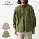 ガレージグリーンワークス ワークシャツ garage green works 231203 TOOL BAG TYPEWRITER SHIRT ガーデニング 長袖 230323