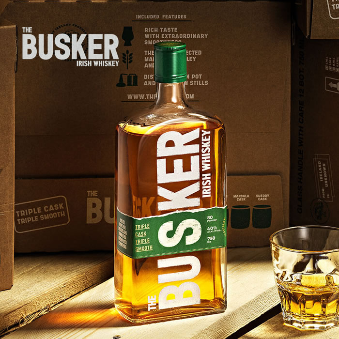 バスカー アイリッシュウイスキー The Busker (BUSK-BLND-70CL) 40% 700ml