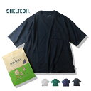 シェルテック ワイドTシャツ SHELTECH (SHL23SS002) Men's Wide T 涼しい 冷感素材 半袖 メンズ 