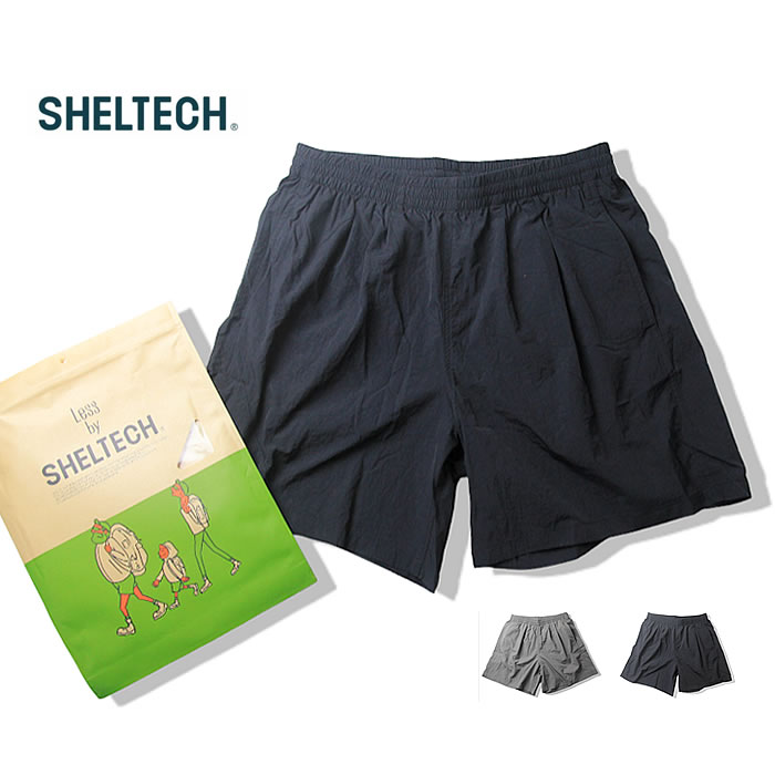 シェルテック ショートパンツ SHELTECH (SHL23SS006) MS TAC SHORTS タック ショーツ 涼しい 冷感素材 メンズ　