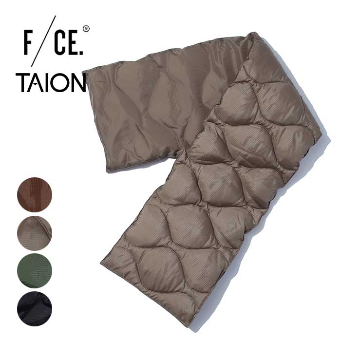 【エントリーで最大P10倍！1/1-1/3限定！】エフシーイー × タイオン コラボ ダウン マフラー TAION BY F/CE. PACKABLE DOWN SCARF パッカブル スカーフ [230804]のサムネイル