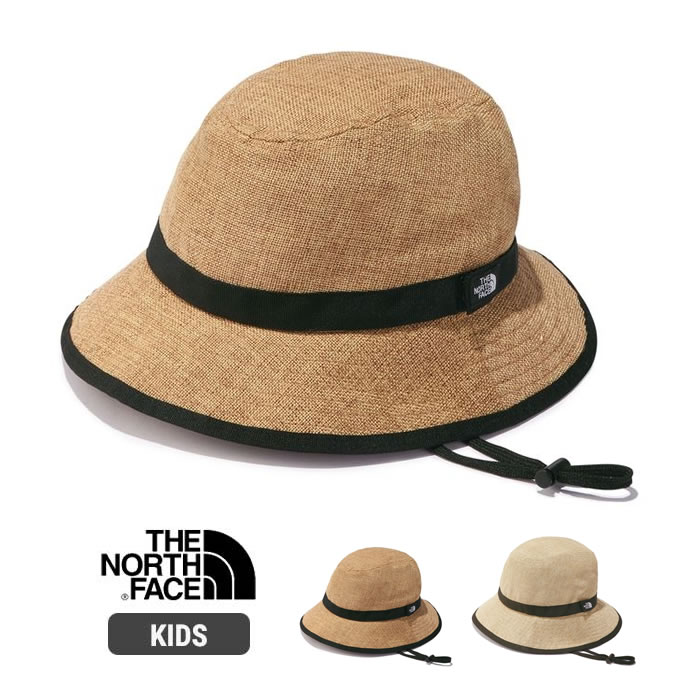 ノースフェイス キッズ 帽子 ハイクハット THE NORTH FACE NNJ02308 KIDS 039 HIKE HAT ストローハット 子供 折りたたみ メール便 230521 【SPS2403】