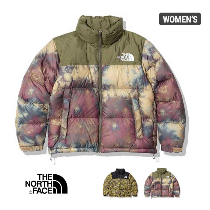 楽天HOOD楽天市場店ザ・ノースフェイス（THE NORTH FACE） アウトドアウエア ダウン アウター ノベルティショートヌプシジャケット レディース （22aw） アイスダイアンテロープタン NDW92234 [221031] 【SPS06】