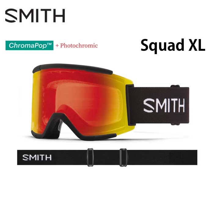 ߥ Ρ  SMITH SQUAD XL [PHOTORD] BLK Ĵ CPեȥߥå å Ρܡ Υ  goggle Y(240317)