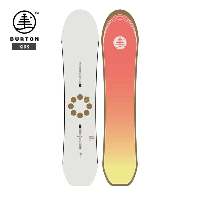 バートン キッズ スノーボード 板 BURTON 23-24 GRIL MASTER SMALLS FAMILY TREE ファミリーツリー グリルマスター 130cm スノボ snowboard [231017]