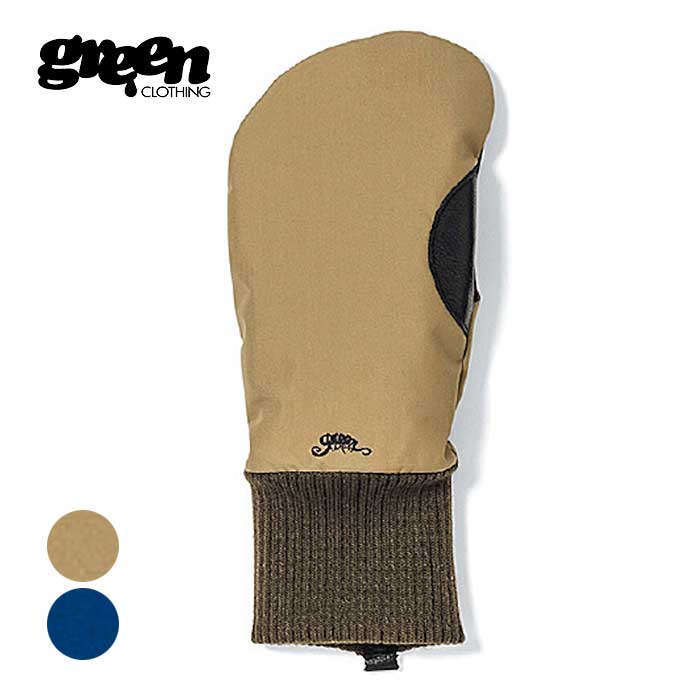 グリーンクロージング スノーボード ミトングローブ 23-24 GREEN CLOTHING 2023025 RIB MITT リブミッ..