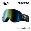 ダイス スノーボード ゴーグル 23-24 DICE SHOWDOWN SD30856 (GRY/YL) CAMO ショーダウン スキー スノボ goggle 【Y】 (240131)