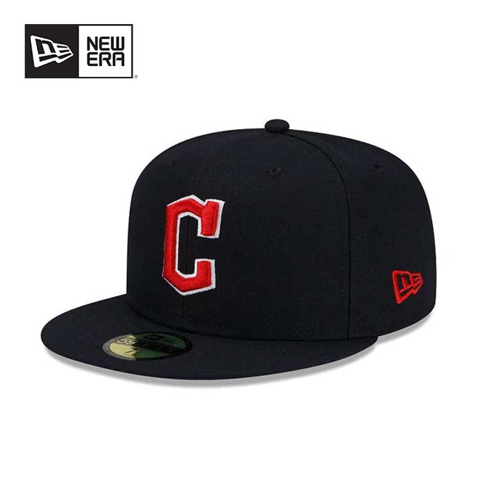 ニューエラ 帽子 ベースボールキャップ NEW ERA 5950 59FIFTY MLBオンフィールド クリーブランド・ガーディアンズ ロード 13555006 メジャーリーグ 【MO】