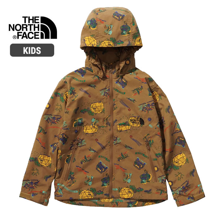 【10日全品P5-10倍 スーパーSALE最終日】ノースフェイス キッズ アウター THE NORTH FACE NPJ22211 ノベルティコンパクトジャケット NV COMPACT JK ウィンドブレーカー 子供【Y】(231205)【SPS2403】