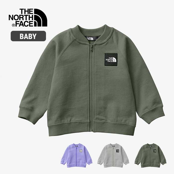 送料無料 ノースフェイス ベビーウェア トレーナー 長袖 80cm 90cm 子供服 THE NORTH FACE スウェットロゴクルー ベビー服 プルオーバー スウェットシャツ アウトドア カジュアルウェア ウエア 赤ちゃん 幼児 オーガニックコットン ブランド アパレル/NTB12402