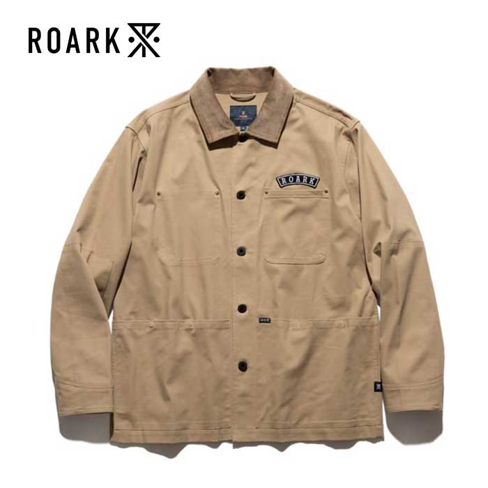 ロアークリバイバル メンズ アウター ジャケット ROARK RJJ1003 ATLAS CHORE2.0 JACKET アトラス クロア 2.0 ツイル ロアーク 240228 