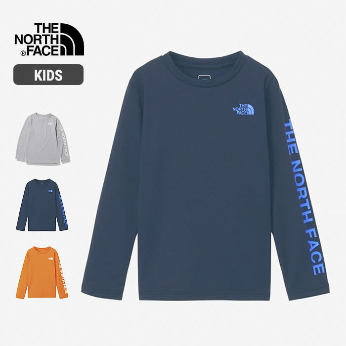 【20日最大P17.5倍！SPU+5の倍数デー】ノースフェイス キッズ 長袖Tシャツ THE NORTH FACE NTJ12286 L/S B FREE TEE ロングスリーブTNFビーフリーティー 速乾 虫よけ メール便 (240204)