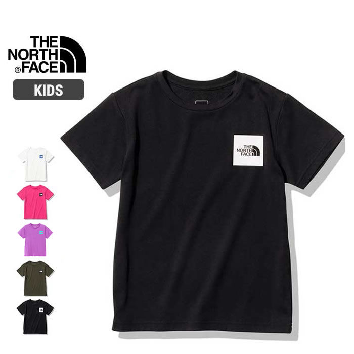 ノースフェイス tシャツ キッズ 100 110 120 130 140 150 半袖 ロゴT ベビー ジュニア THE NORTH FACE NTJ32358 S/S S-SQU LOGO T ショートスリーブスモールスクエアロゴティー 子供 メール便 (240317)