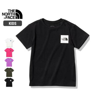 ノースフェイス キッズ Tシャツ THE NORTH FACE NTJ32358 S/S S-SQU LOGO T ショートスリーブスモールスクエアロゴティー 子供 半袖 メール便 (240317)