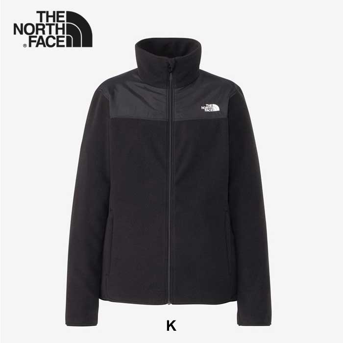 THE NORTH FACE ロング丈 フリースジャケット刺繍ロゴ レディースL THE NORTH FACE フリース レディース 刺繍ロゴ ノースフェイス S