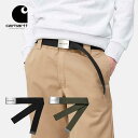 【最大P19倍!!15日は5と0のつく日!!】カーハート WIP ベルト I019176-24S CLIP BELT CHROME Black クリップベルトク...