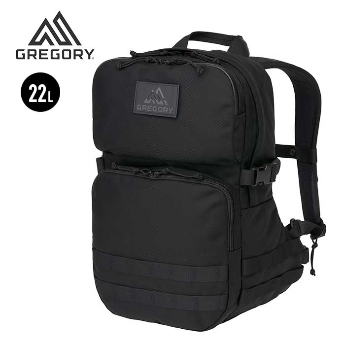 GREGORY - 【25日最大P38倍】グレゴリー アサルトパック 22L GREGORY ASSAULT PACK 国内正規品 スピア リュック バックパック ミリタリー PC収納 A4 撥水 止水ジッパー コーデュラ 通勤 通学 旅行 黒 148203 (240830)
