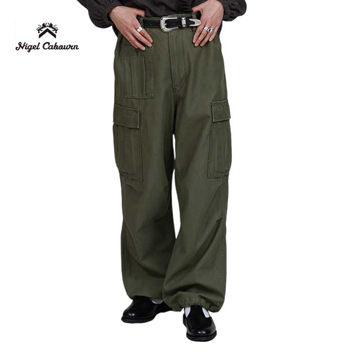 【最大P39倍!!25日はボーナスデー!!】ナイジェルケーボン アーミーカーゴパンツ Nigel Cabourn 24FW 80490950012 ARMY CARGO PANT ミリタリー ユニセックス (240125)