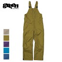 【最大P24倍!!25日はボーナスデー!!】グリーンクロージング GREENCLOTHONG ビブパンツ 2024005 Bib Pants スノーボード ウエア 24/25 メンズ レディース