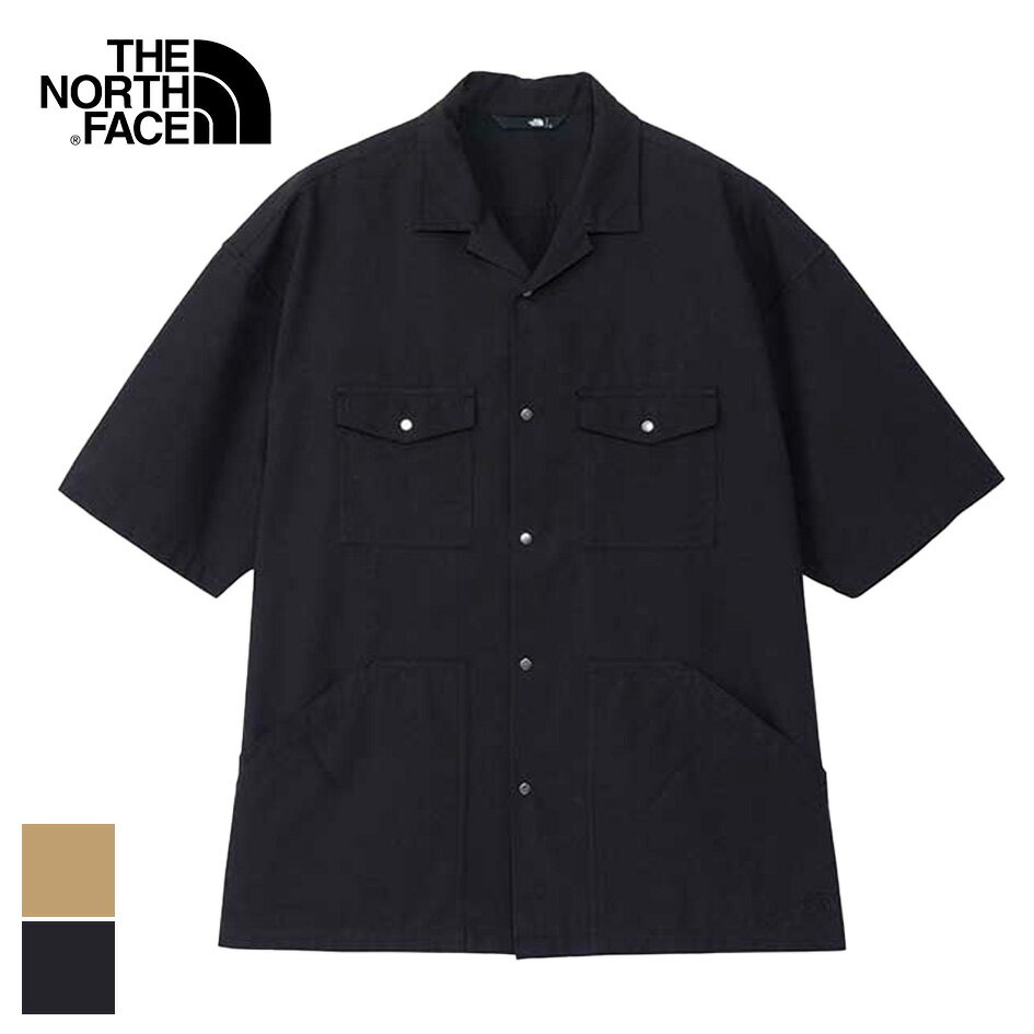 THE NORTH FACE半袖オープンカラーシャツ ノースフェイス NORTHFACEノースフェイスオープンカラーシャツ半袖総柄mメンズ
