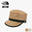 【最大P19倍30日は5と0のつく日!!】ザ・ノース・フェイス キッズ キャップ THE NORTH FACE NNJ02307 KIDS' HIKE CAP ハイクキャップ 麦わらキャップ 帽子 子供 メール便 ノースフェイス (240404)【SS25】