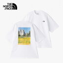 ザ・ノース・フェイス Tシャツ 半袖 THE NORTH FACE NT32436 S/S YOSEMITE SNY T ショートスリーブ ヨセミテ シーナリーティー メンズ オーガニックコットン ビッグシルエット グラフィックT アウトドア 夏服 プリントT 紫外線 メール便 UVケア ノースフェイス (250328)