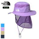 【最大64%off!!楽天スーパーSALE!!】ザ・ノース・フェイス ハット キッズ THE NORTH FACE NNJ02521 K SUNSHIELD HAT アウトドア 帽子 子供 ジュニア サンシールド UVカット 撥水 キャンプ メール便 UVカット あご紐付き メッシュ 通気性 林間学校