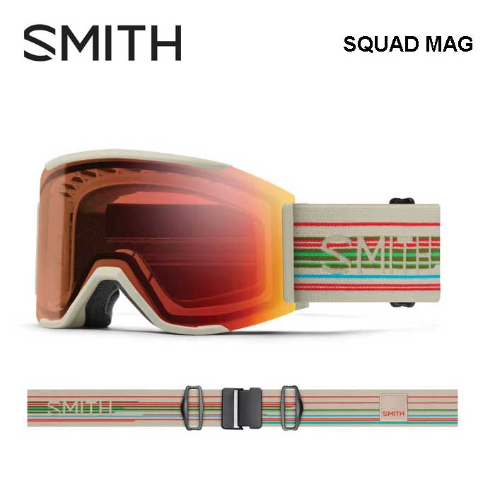 楽天市場】smith squad mag white アジアンフィットの通販